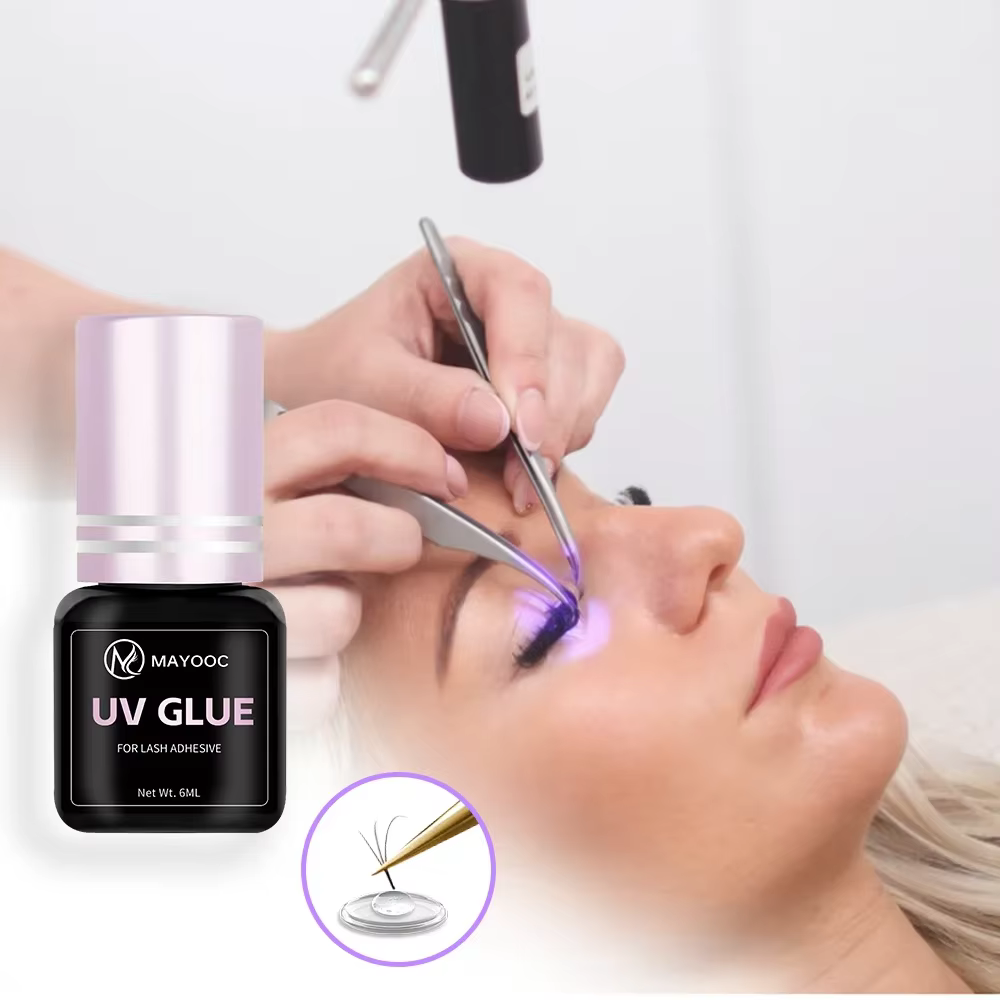 MAYOOC UV colle à cils adhésive Extensions de cils 0.1S séchage rapide forte colle d'extension de fa