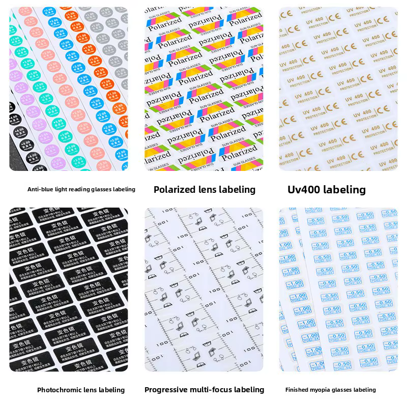 Lunettes bloquant la lumière bleue avec Film statique myopie hypermétropie étiquettes UV400 multifoc