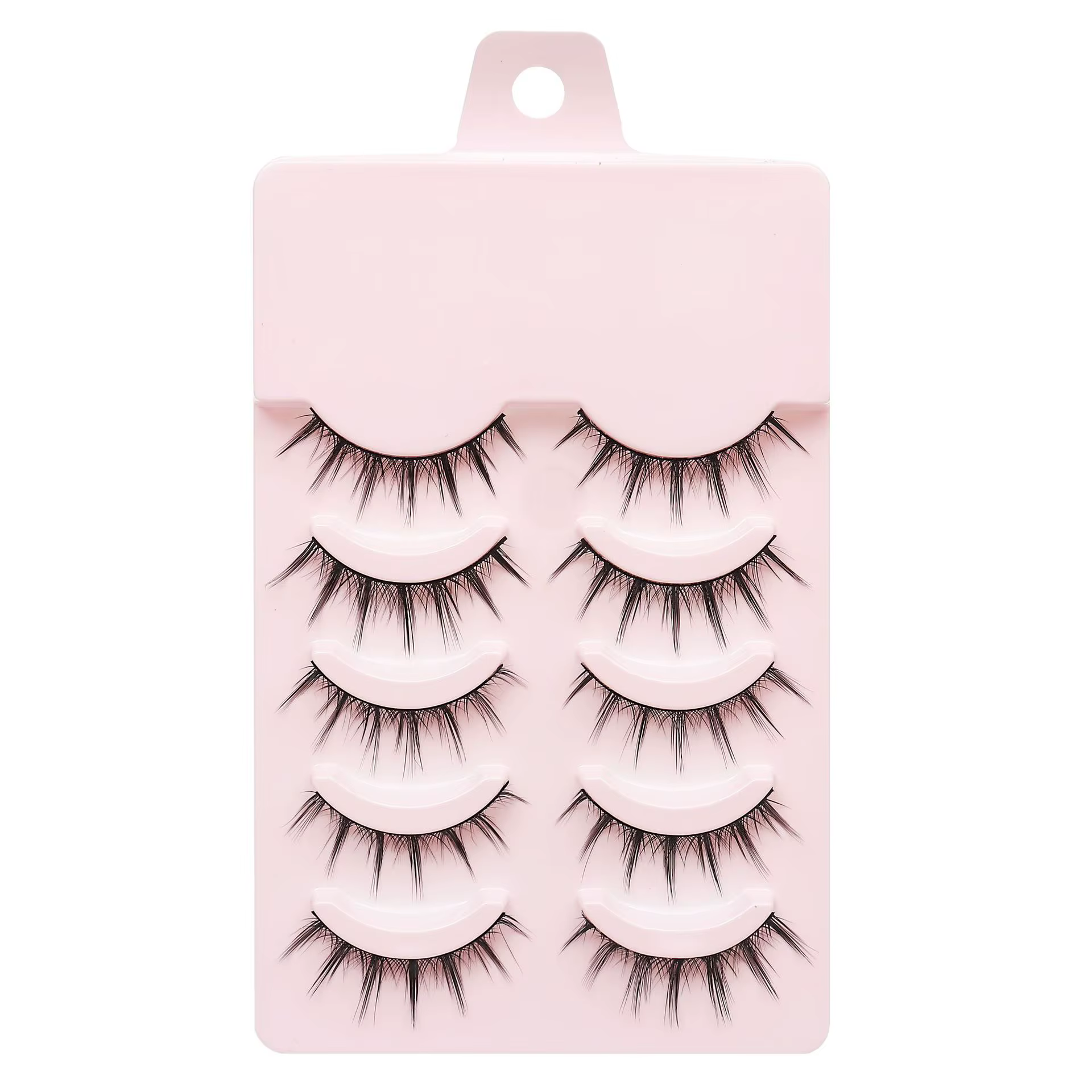 MJ 5 paires petit diable faux cils naturels faux cils moelleux doux quotidien COS pleine bande cils