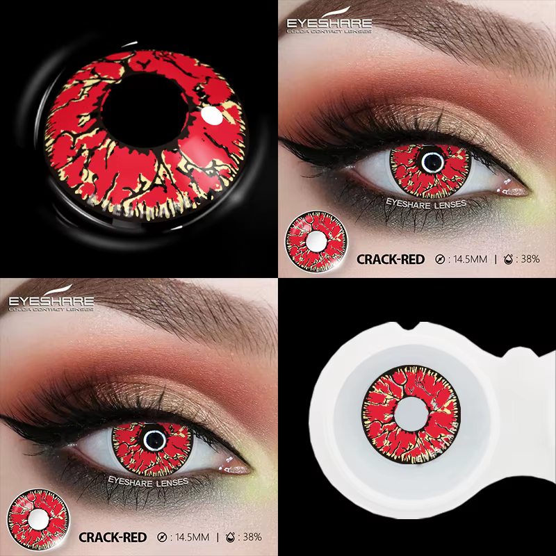 EYESHARE lentilles de contact de couleur pour les yeux 1 paire de lentilles blanches Cosplay accesso