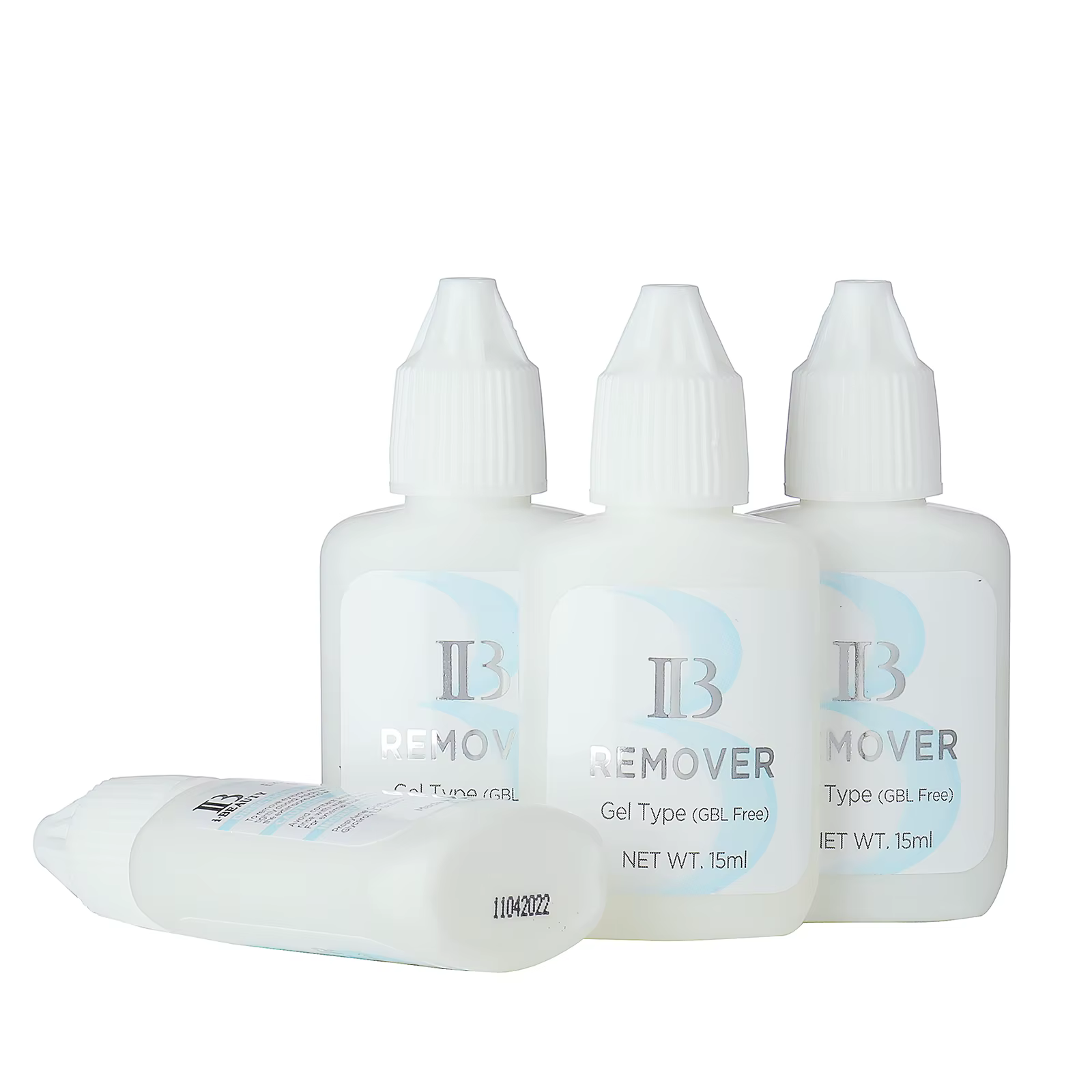 10 pièces I beauté dissolvant de colle GBL gratuit ib Extension de cils dissolvant de colle clair dé