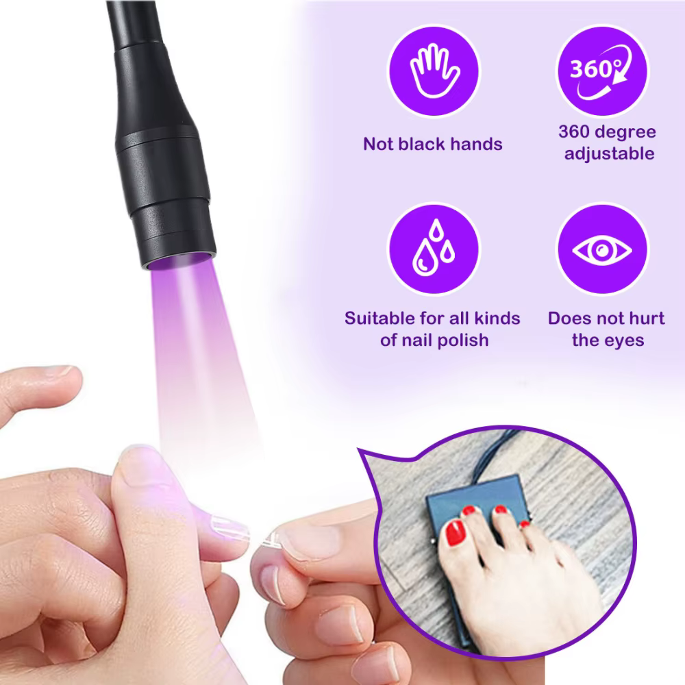 Tête de Lampe UV pour Remplacer la Colle à Cils, Lumière LED, Accessoire Adhésif pour Extensions, 1