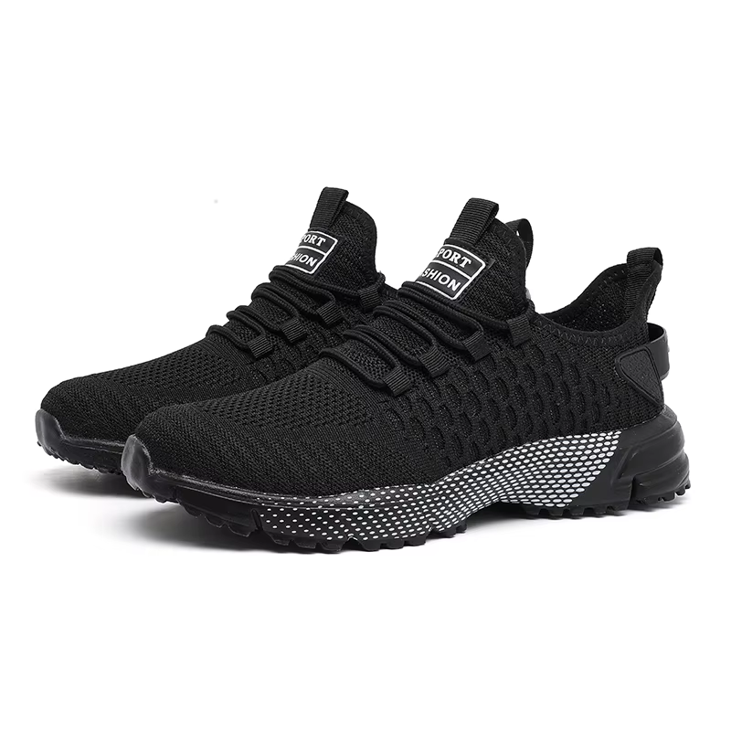 Chaussures en maille pour hommes, Design tendance à grille Unique, chaussures de course respirantes