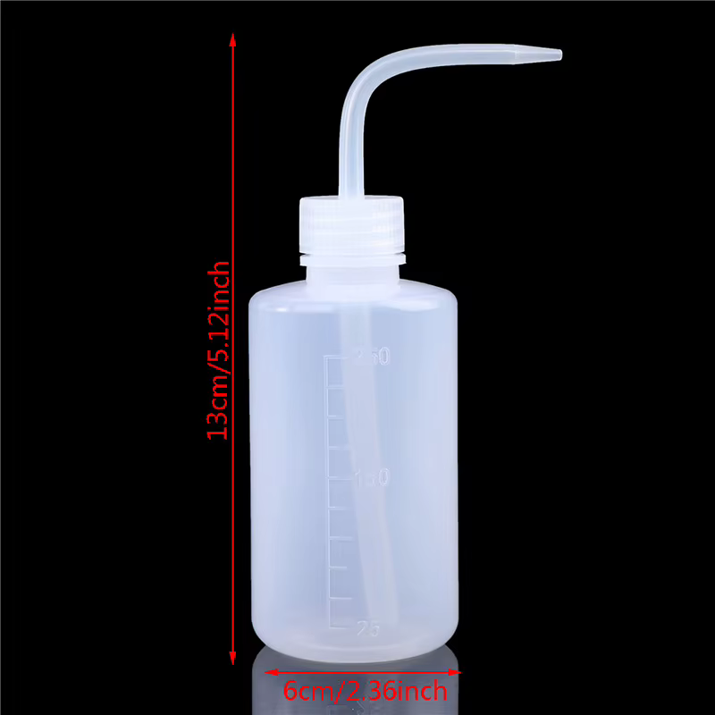 Bouteille de nettoyage pour cils 250 ml, dissolvant pour sourcils, soin de la peau, bouteille de net