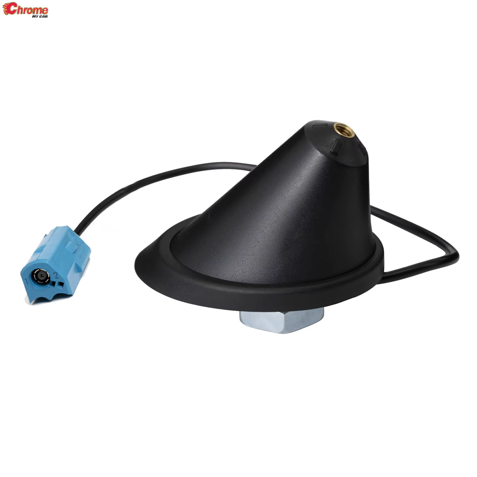 Antenne aérienne noire pour voiture AM / FM, base de montage, prise bleue pour Vauxhall Opel Astra A