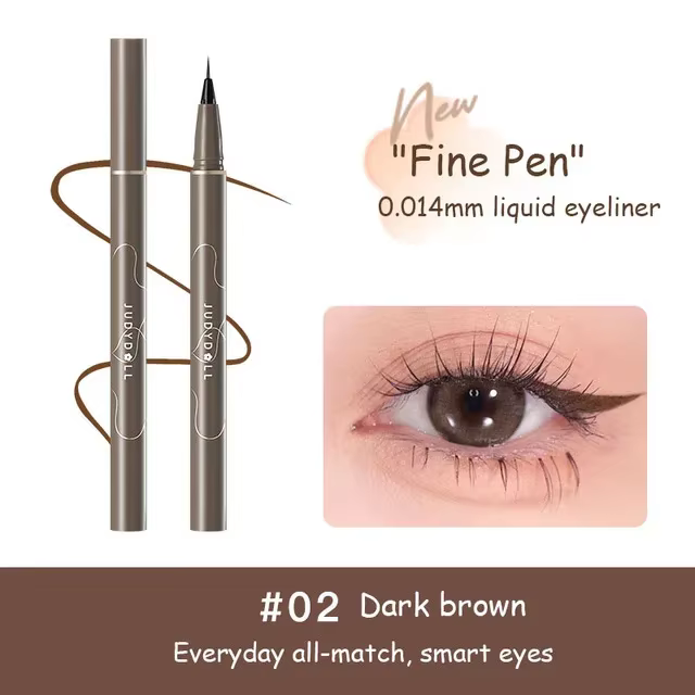 Judydoll crayon Eyeliner liquide noir Ultra-fin imperméable séchage rapide longue durée maquillage d