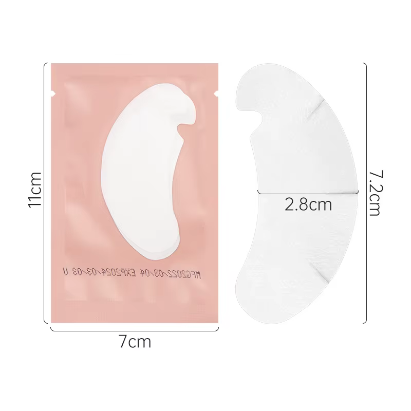Patchs Hydrogel pour Extension de cils, 50 paires, pour greffage de cils, coussinets pour les yeux e
