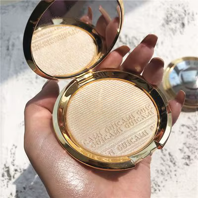 Palette de maquillage scintillante pour les yeux, surligneur en poudre, illuminateur de base, surbri