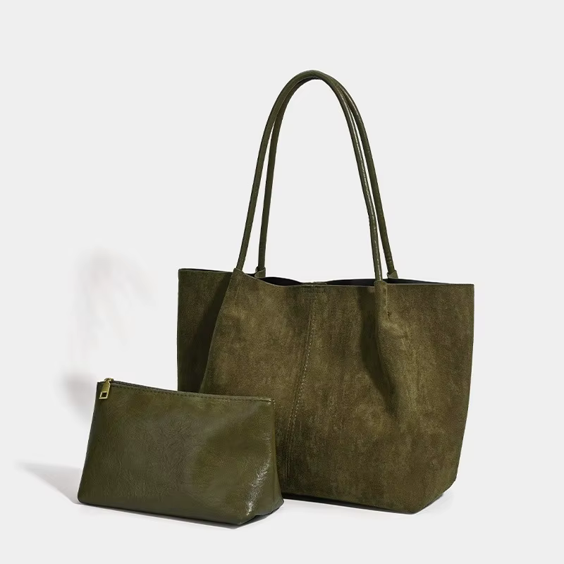 Sacs à main et pochettes pour femmes en faux daim, design de marque de luxe, grande capacité, nouvea
