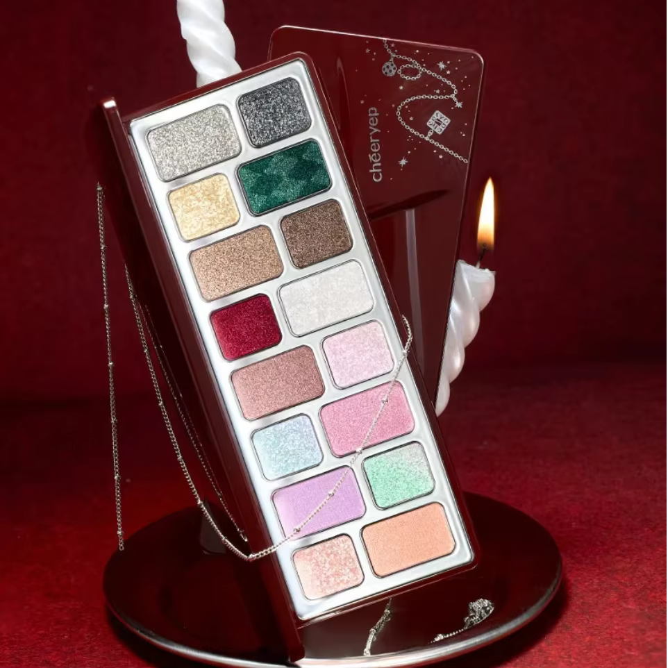 Palette de fards à paupières Qianyan Cheeryep STARLIT WISHES EYESHADOW PALETTE WISHES STARLIGHT 17g,
