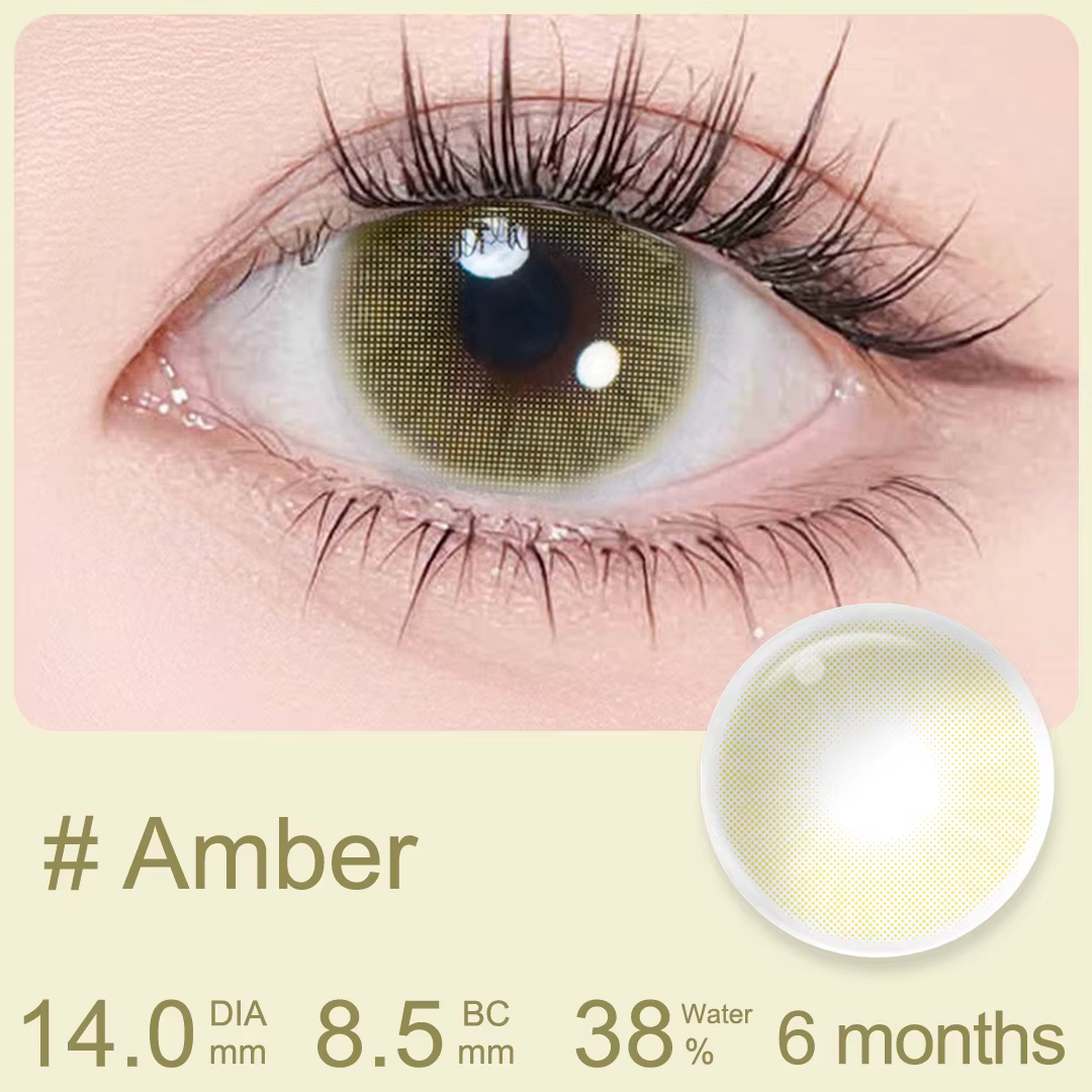 (0.00~-8.00) MAGISTER Lentilles de couleur Queen Eye 14.0mm pour usage quotidien avec dioptries, eff