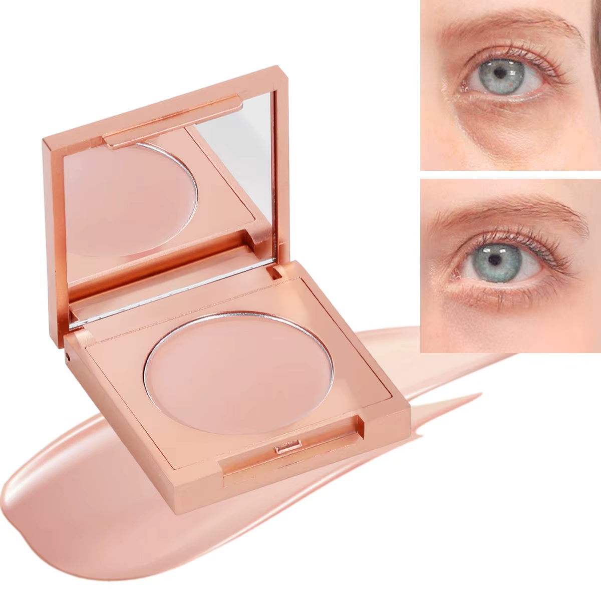 TITok correcteur d'oeil CC en argile colorée chaude 4 en 1