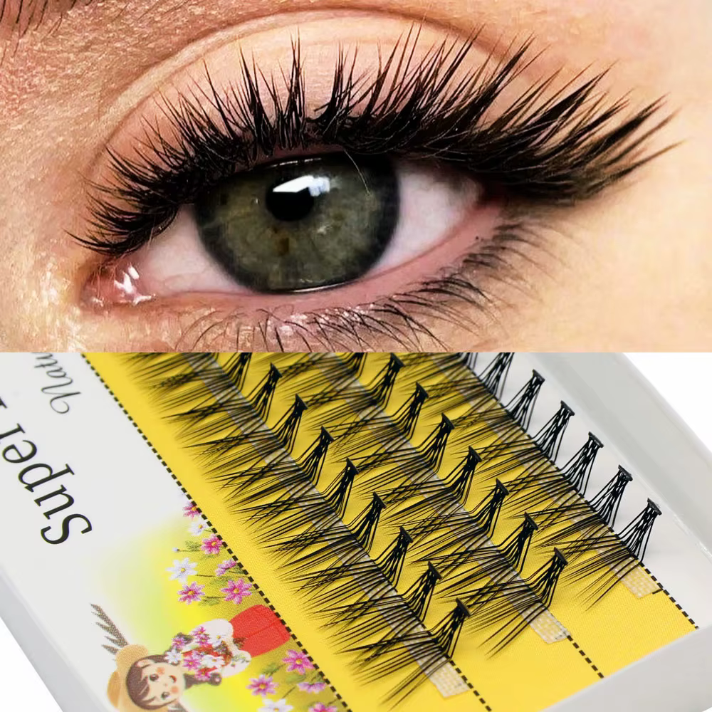 MUYD nouveaux yeux de renard L Curl vison faux cils pour le maquillage 20D Extensions de cils indivi