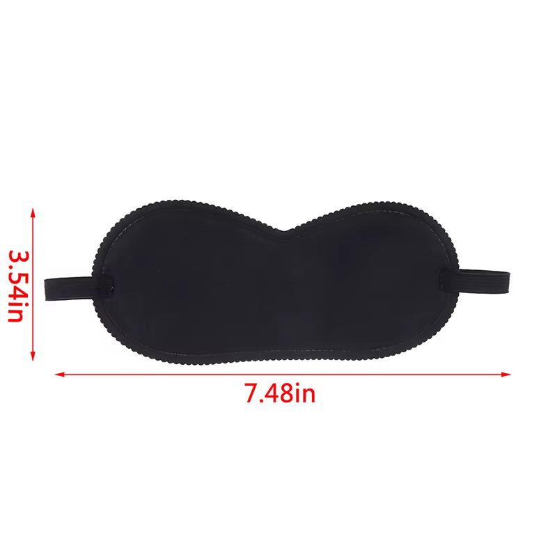 Nouveau masque de sommeil noir, masque oculaire anti-lumière, idéal pour les voyages, aide à la rela