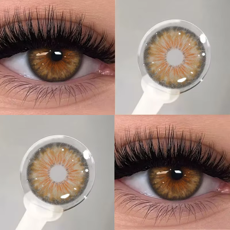 KSSEYE 1 paire de lentilles de Contact de couleur naturelle Cleopatra série 2.0 pour les yeux lentil