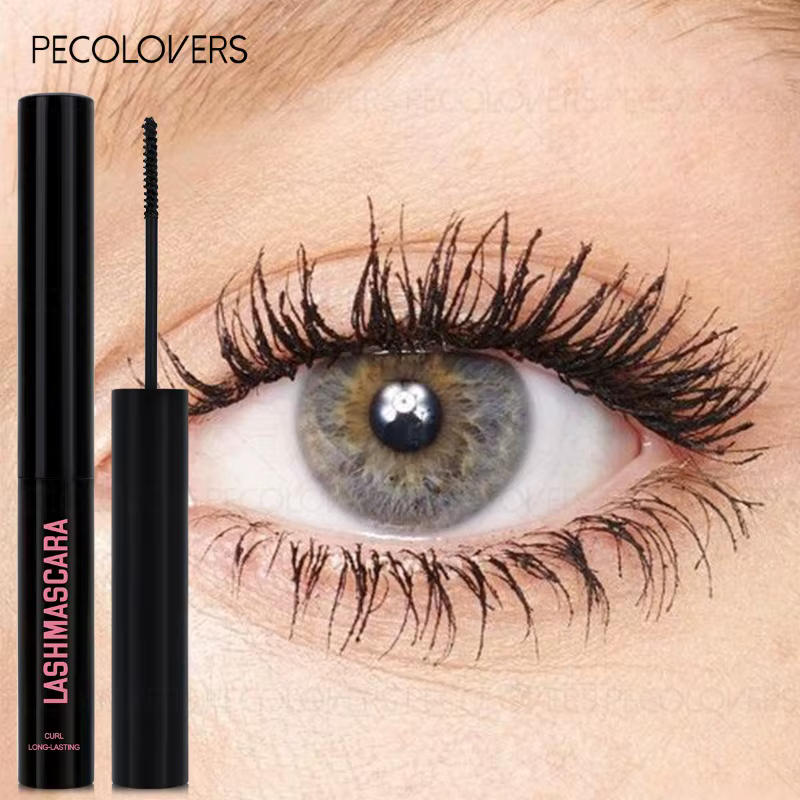 Mascara tube noir imperméable et résistant à la sueur, cils épais, cosmétiques naturels et durables