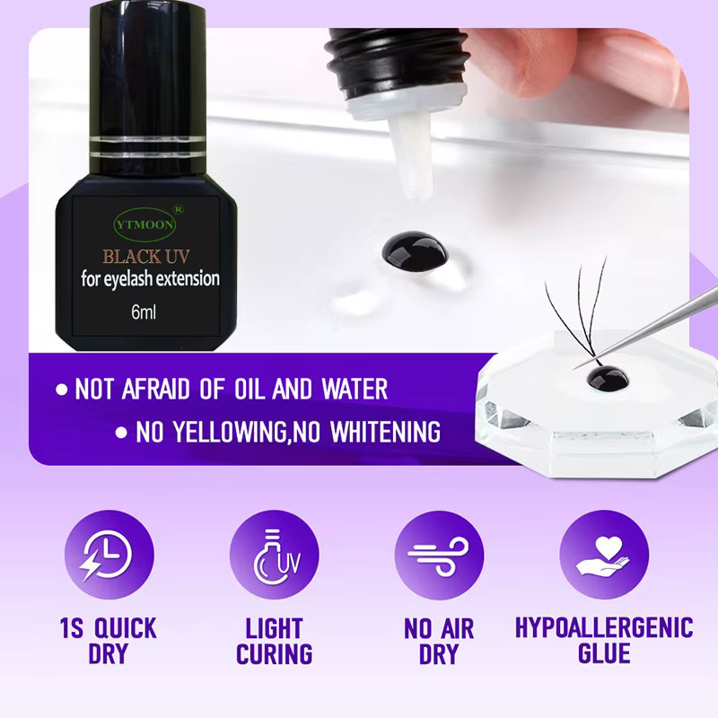 Colle arina pour extensions de cils, séchage rapide, longue durée, fournitures de faux cils, vente e