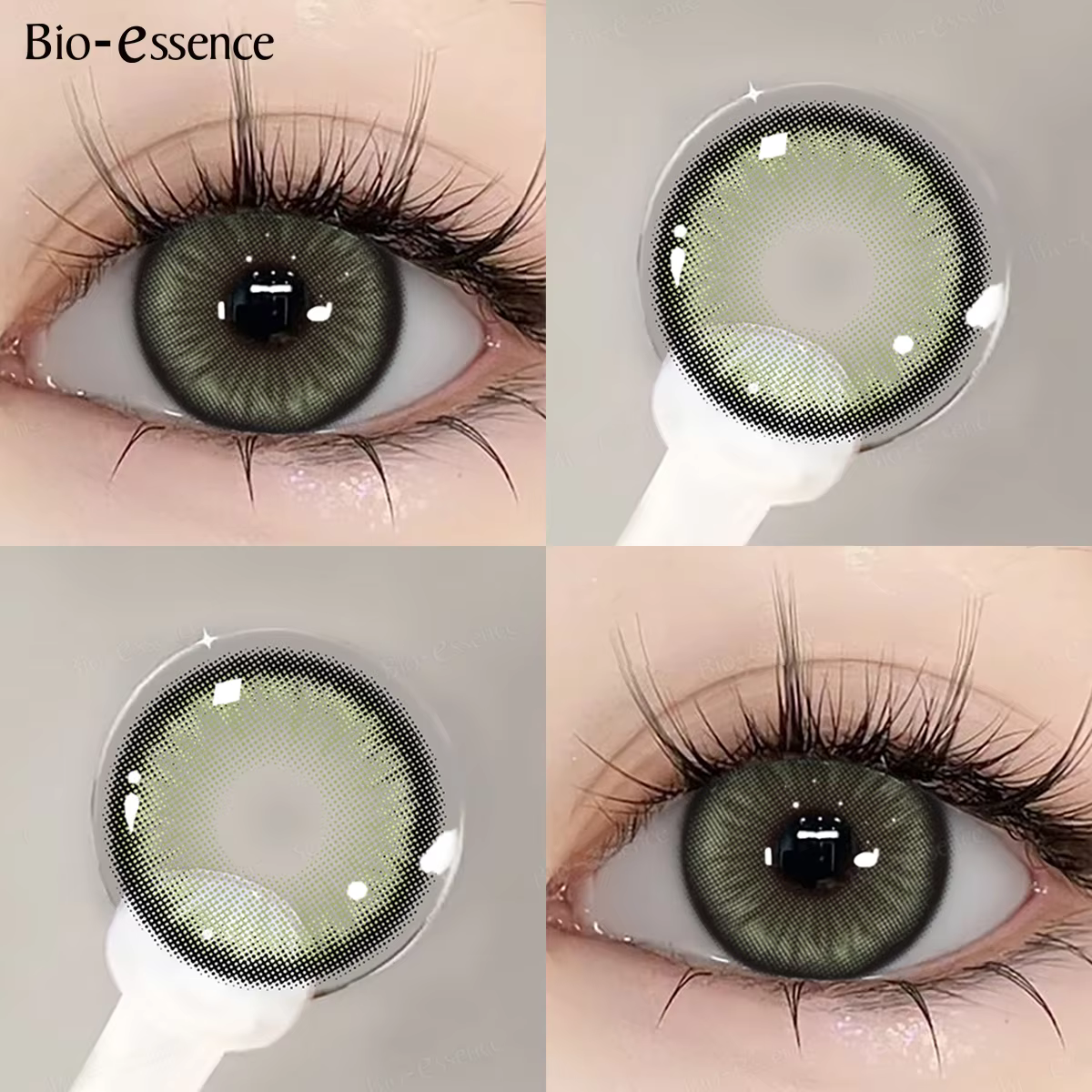 Lentilles de contact colorées Bio-essence pour yeux bleus, maquillage beauté, pupilles colorées pour