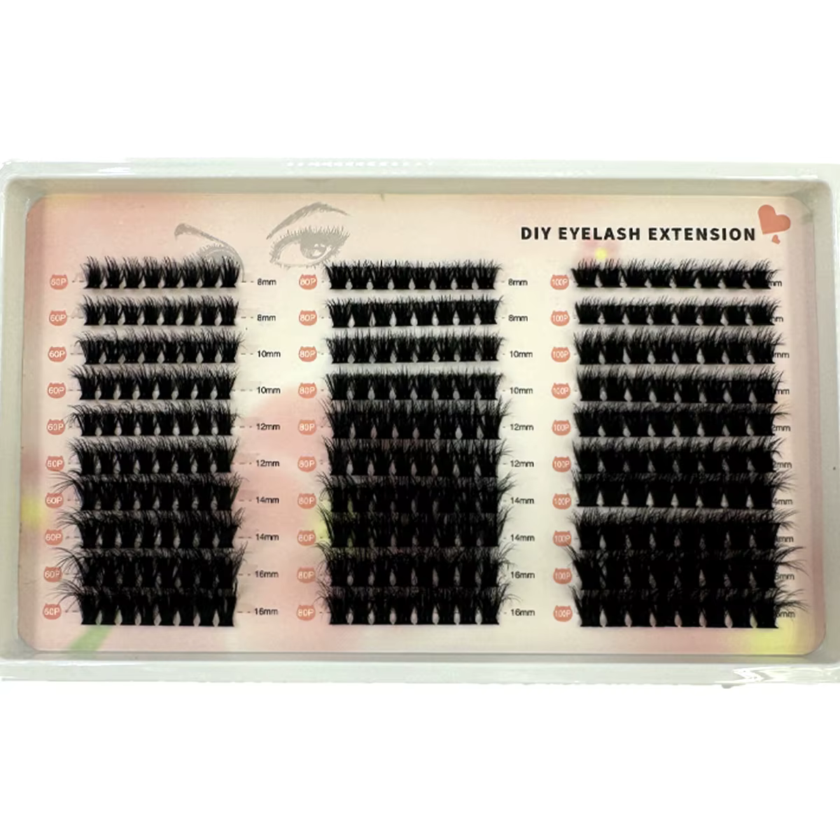 Nouveau greffage 3D 10 rangées 60P + 80P + 100P auto-greffage bricolage emballage de grappe mixte ma