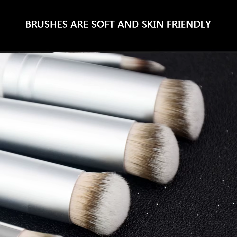 Pinceau correcteur de fond de teint, pinceaux de fard à joues de Contour Premium, impeccable sous le