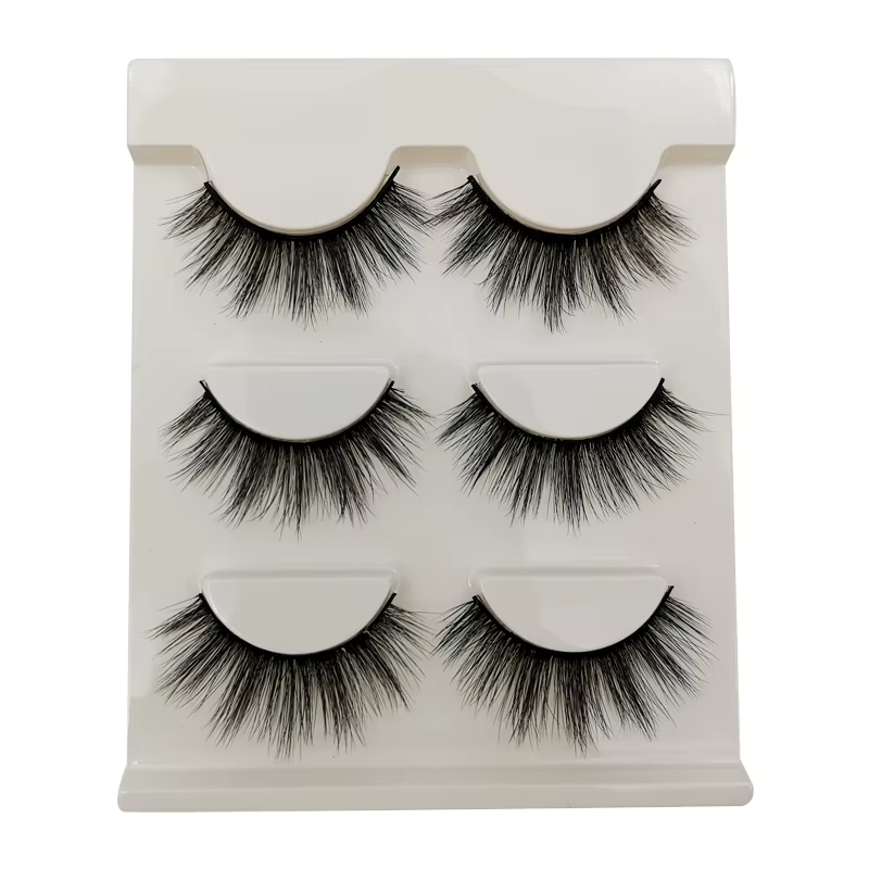 YSDO 3/5 paires 3D vison cils cheveux naturels faux cils longs 100% dramatique maquillage des yeux f