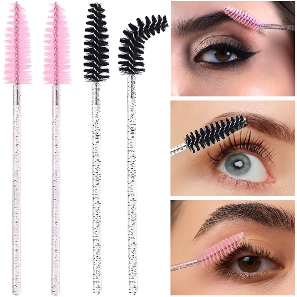 500 pièces brosses à cils Kits de brosses d'extension de cils outil de maquillage pour cils baguette