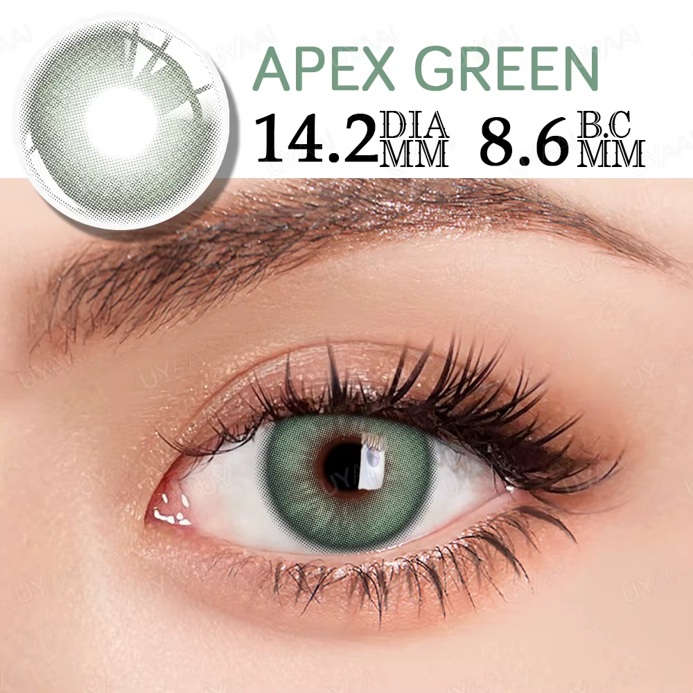 UYAAI lentilles de Contact de couleur cosmétique élèves colorés 2023 nouvelles lentilles bleues lent