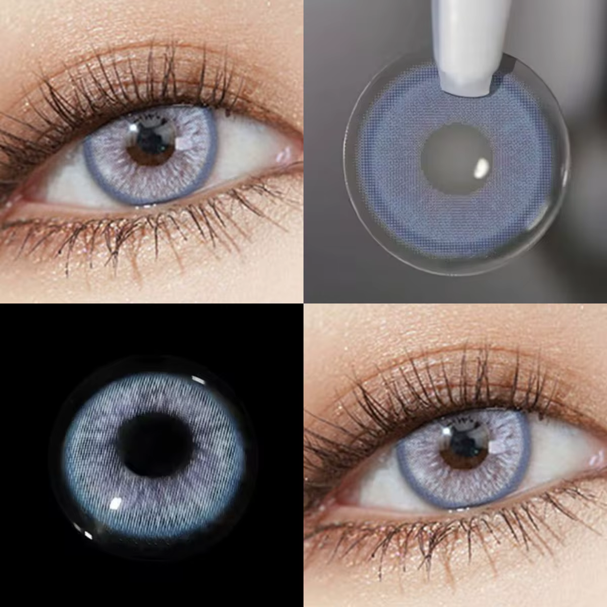 Lentilles de contact colorées pour cosplay, style anime et vampire, contacts audacieux et uniques po