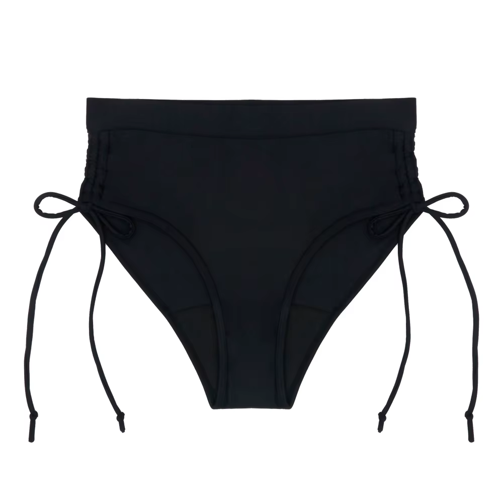 Culotte menstruelle taille haute pour homme, maillot de bain à absorption rapide, bas de bikini impe