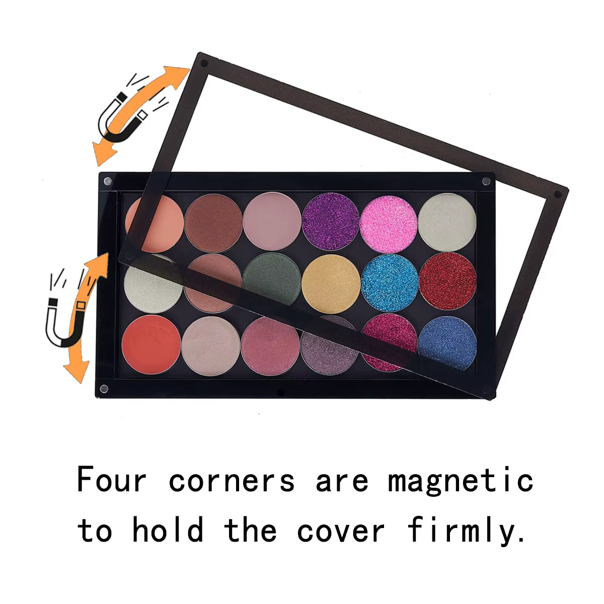 Coosei – nouvelle Palette de fard à paupières magnétique, acrylique, vide, étanche, haute brillance,