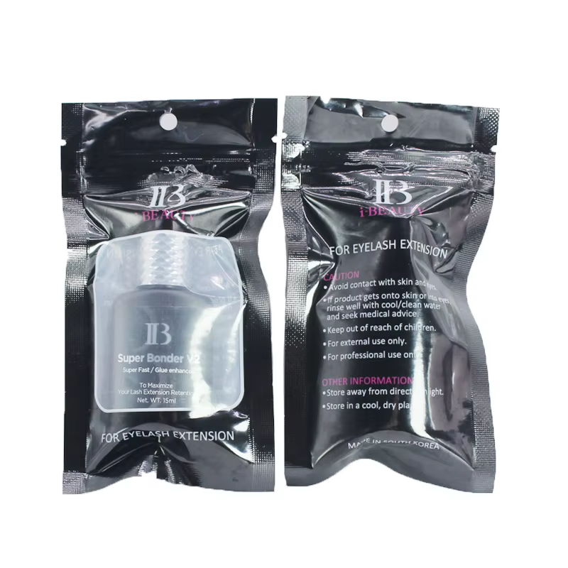 Agent de fixation de durcissement Transparent IB Super Bonder V2, 15ml, pour Extensions de cils, pri
