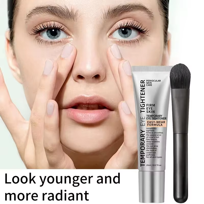 Crème raffermissante instantanée pour les yeux, éclaircit les ridules, les cernes, réduit les poches