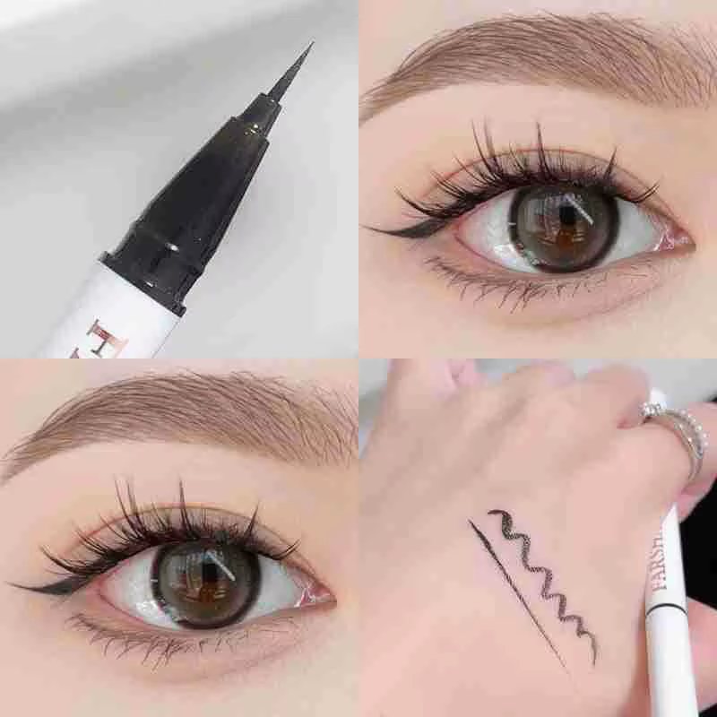 Eyeliner liquide Ultra-fin et imperméable, rouge baies mates, stylo Eyeliner noir et blanc, facile à