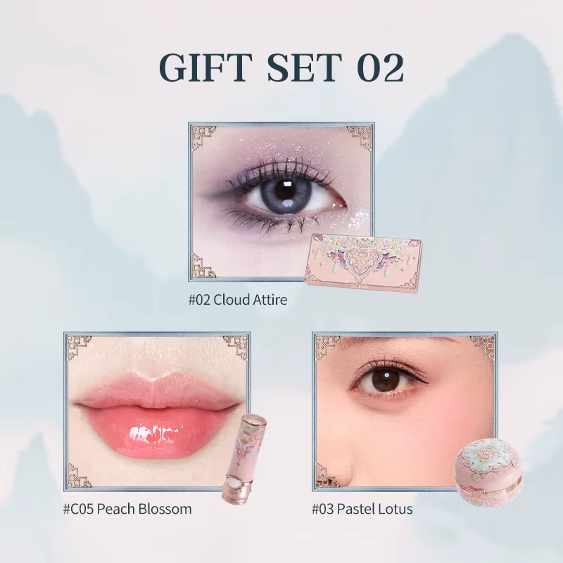 Ensemble de maquillage Flower Knows Butterfly Cloud Collar Collection Coffret cadeau de maquillage c