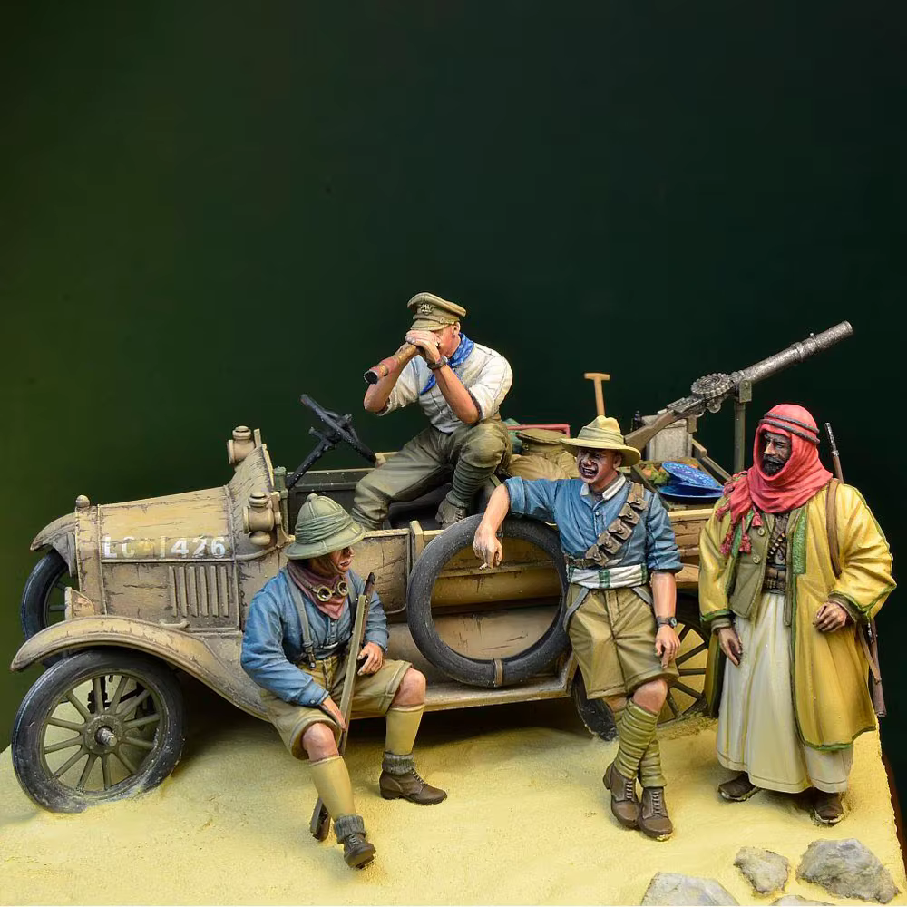 kit modèle kit résine Armée britannique du Moyen-Orient (y compris les fournitures, pas de véhicules