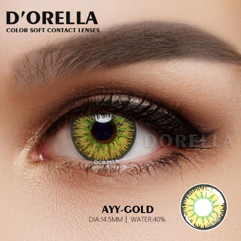 D'ORELLA-Lentilles de Contact Colorées pour les Yeux, Cosmétiques Annuels, Rouge, Vert, Bleu, pour P