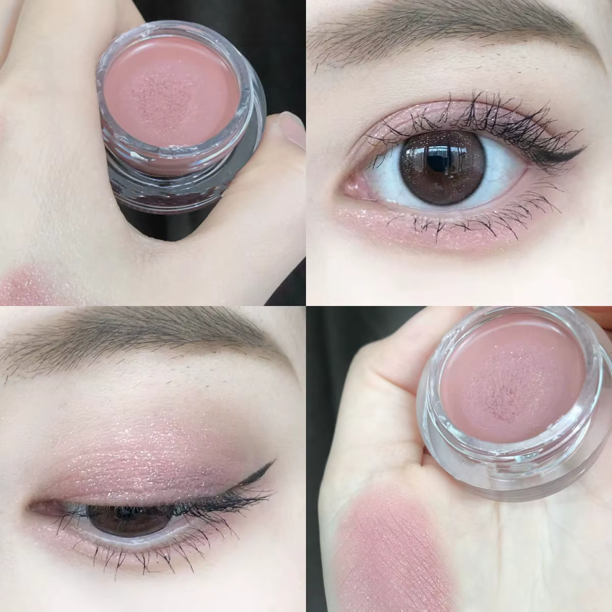 Fard à paupières crème mat nude, imperméable, soyeux et lisse, base de fard à paupières pigmentée ro