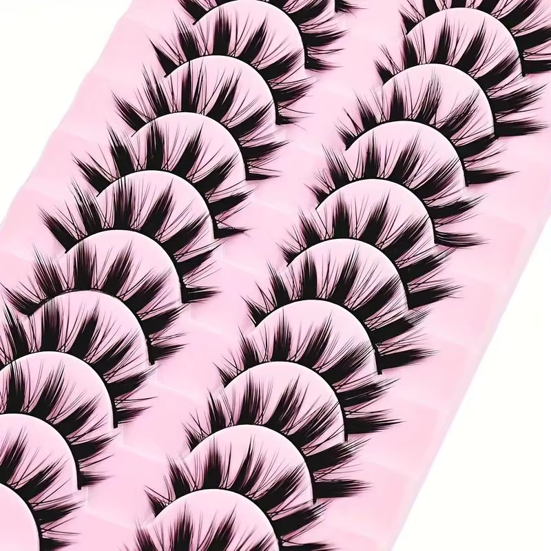 Outils de maquillage épais pour les yeux, 2 boîtes de 20 paires d'extensions de légumineuses et de p