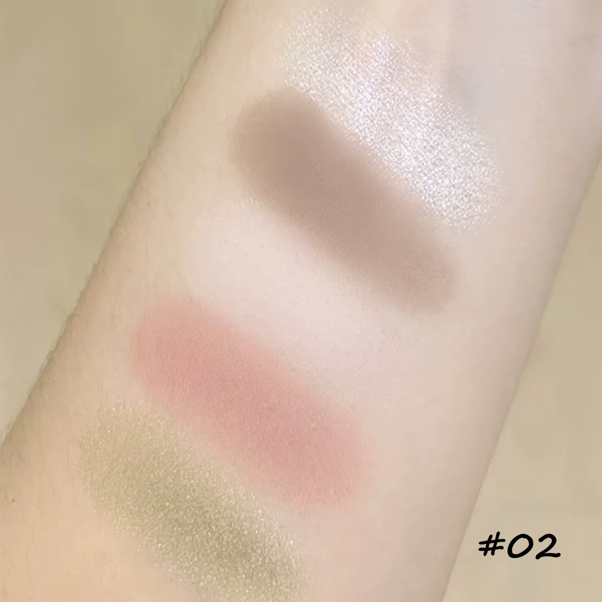 Palette de maquillage multi-couleurs Little ONDINE, maquillage de luxe, faible dispersion des partic