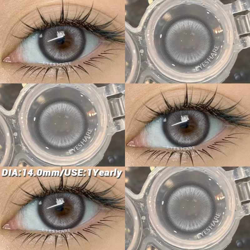 EYESHARE 1 paire de lentilles de cosplay anime pour les yeux, série RHINE, maquillage, beauté, lenti