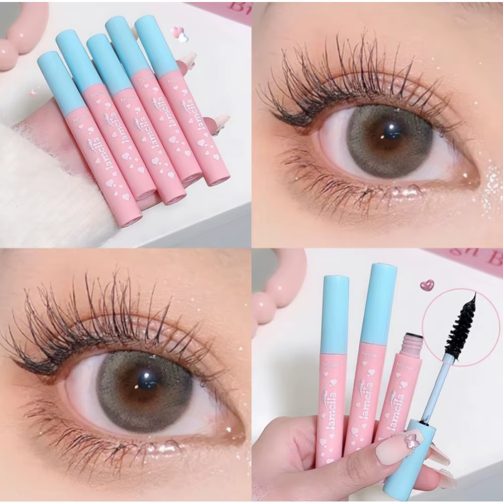 Mascara longue durée, brosse spirale imperméable, facile à enlever, maquillage, Non aggloméré, Curli