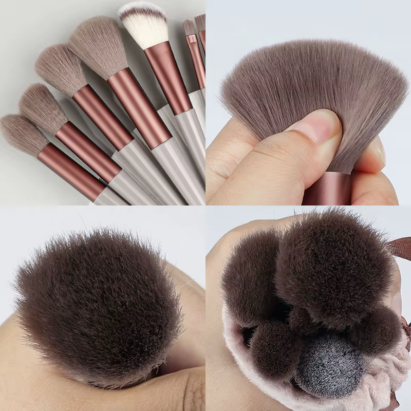 Ensemble de pinceaux de maquillage, 13 pièces, doux et moelleux, ombre à paupières, surligneur, corr