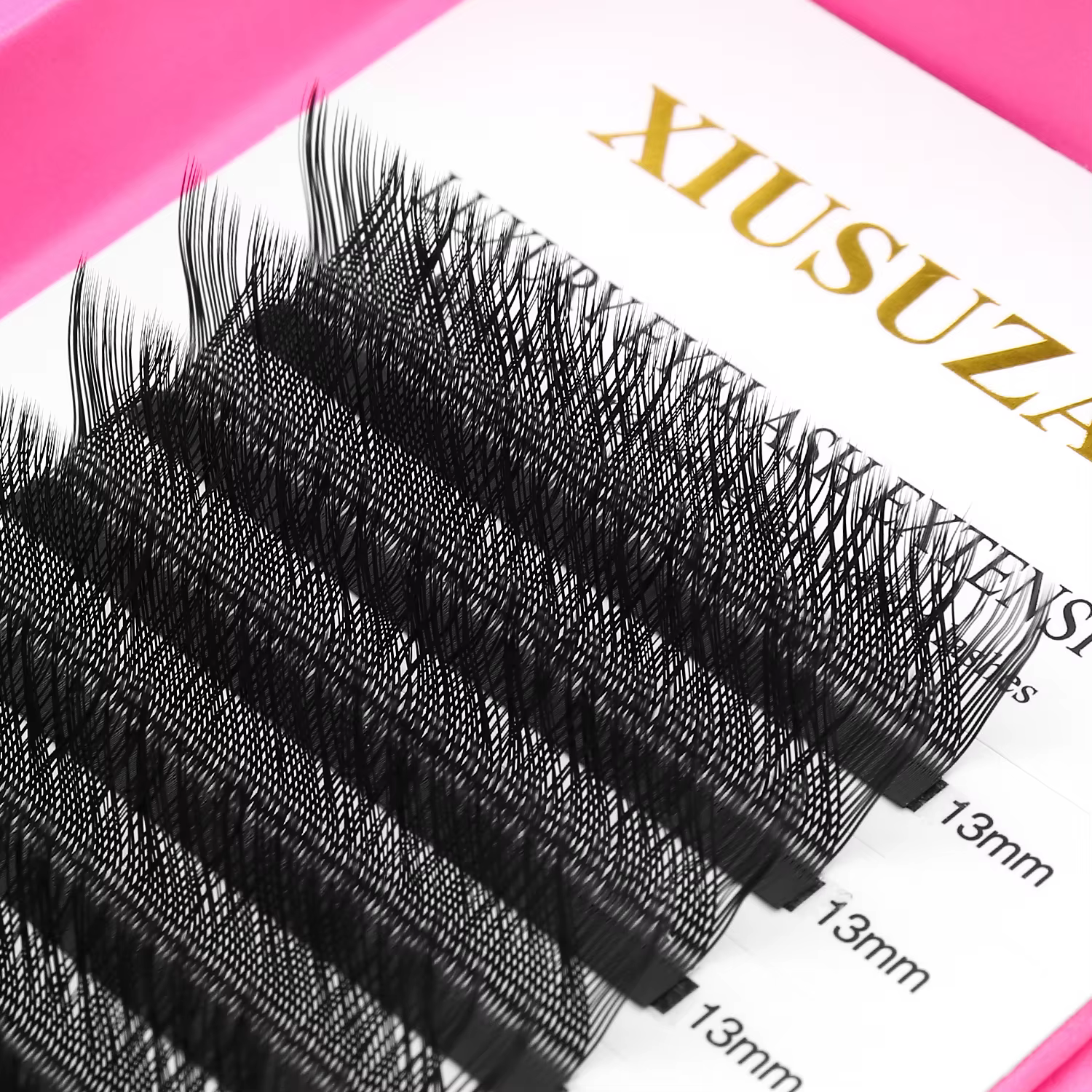 XIUSUZAKI L/LU/M Curl YY 3D 4D 5D W Extensions de cils doux naturel W Extensions de cils préfabriqué