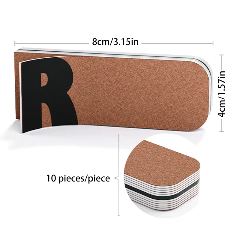 Taille-crayon professionnel pour sourcils, outil de ponçage en papier de verre, facile à utiliser, p