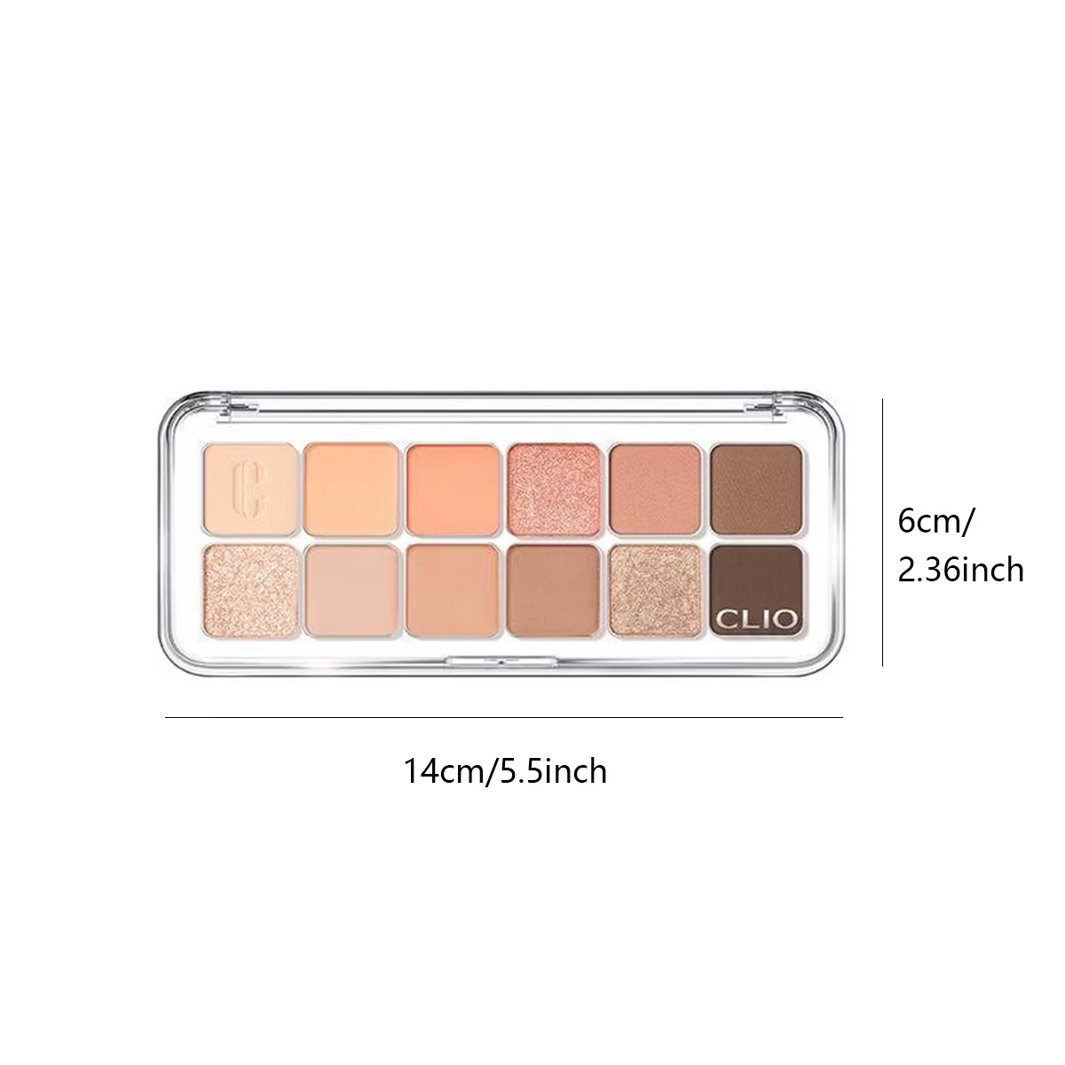 Palette de fards à paupières CLIO Pro Eye Air, poudre fine et lisse, fini mat et scintillant, hautem
