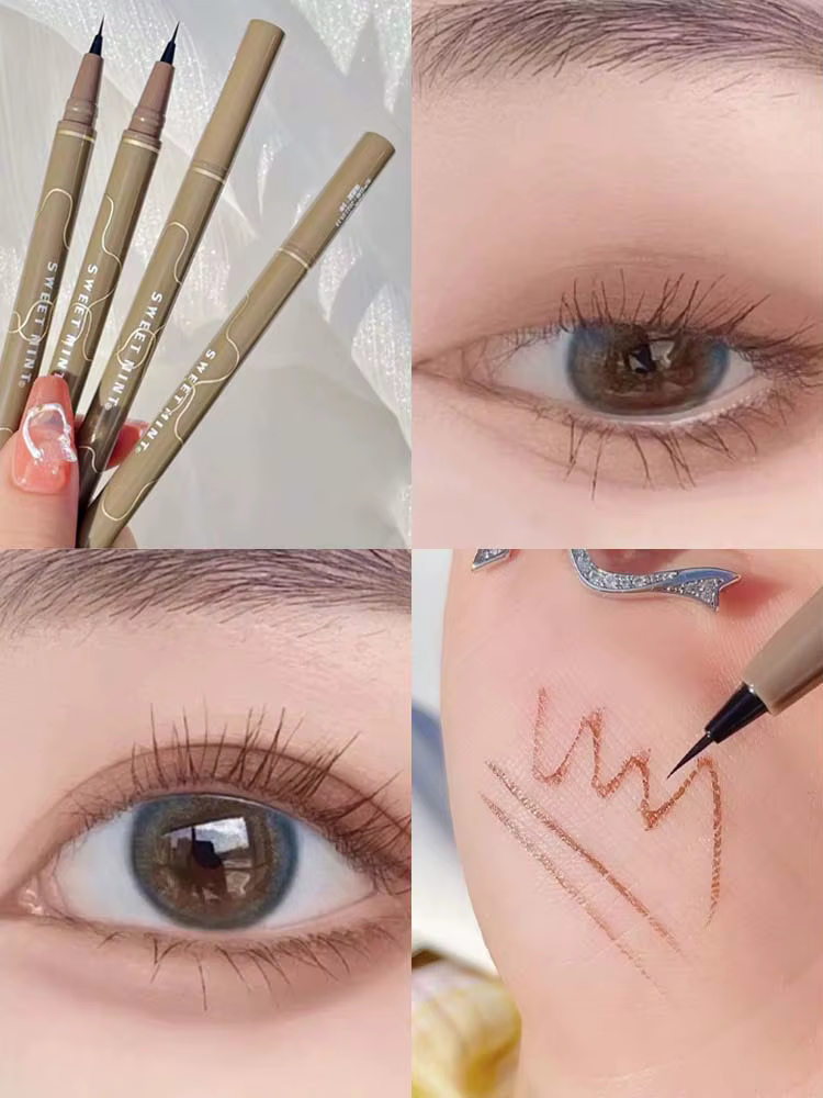 Stylo eye-liner extrêmement fin, les femmes ne sont pas faciles à tacher, stylo liquide eye-liner no
