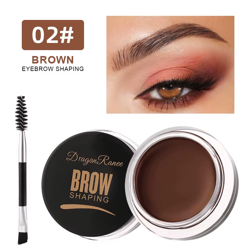 Gel à sourcils folle blanc-Style européen et américain, cire de savon pommade à réglage longue durée