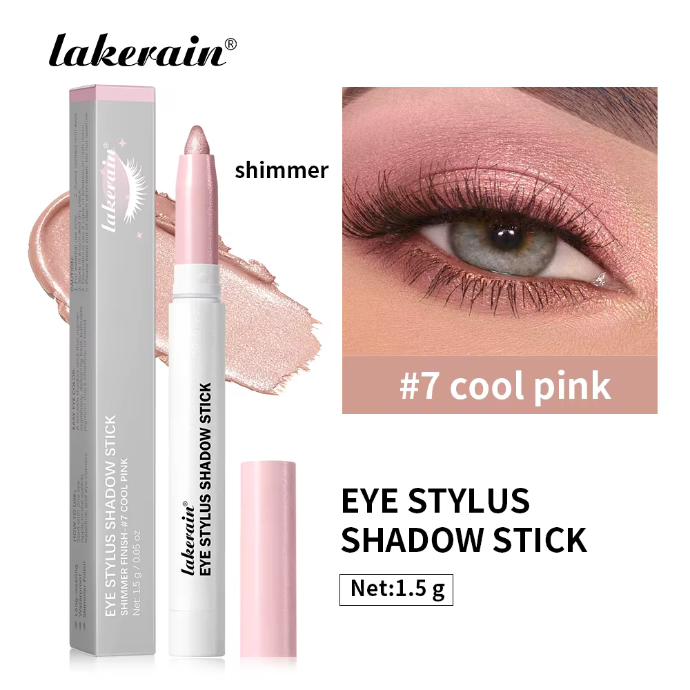 Bâton de fard à paupières coloré scintillant, mat, haute pigmentation, crème imperméable, crayon d'o