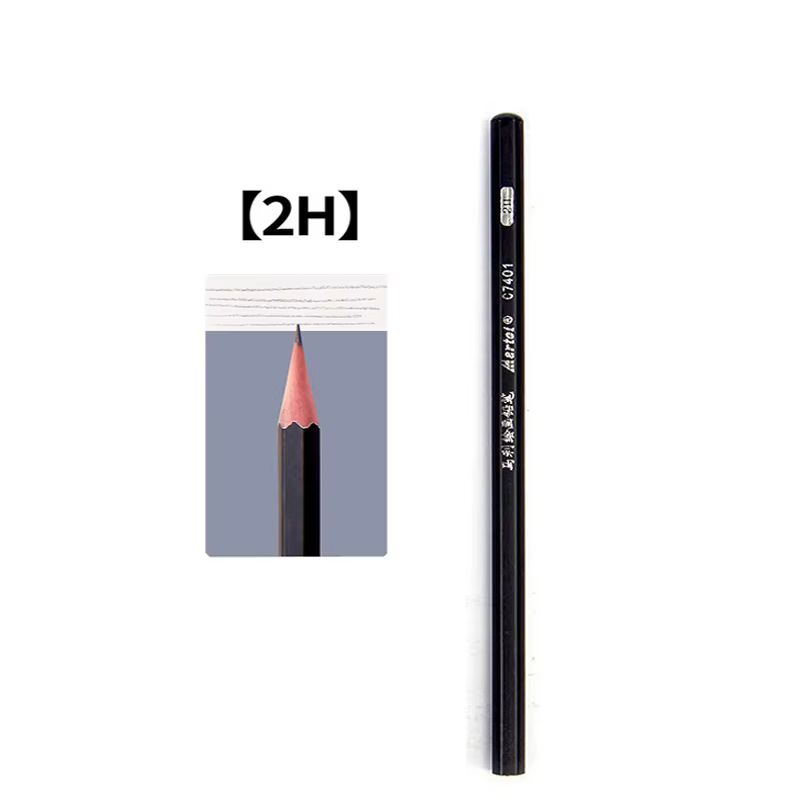 Crayons à croquis en bois professionnels, surligneur HB, 2H, 12B, 10B, 8B, 7B, 6B, 5B, 4B, 3B, 2B Gr