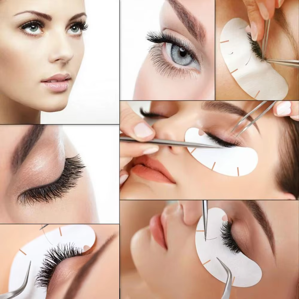 50 paires de patchs pour les yeux extension de cils sous les cils faux cils autocollants fournitures